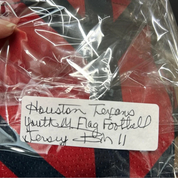 Houston Texans Size Youth Medium Flag Football Reversible Jersey - Picture 10 of 10